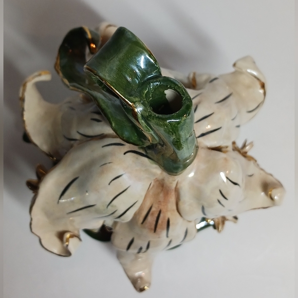 Blue Sky Fairy Lily Blossom Flower House Tealight Candle Holder 7" - Picture 4 of 6